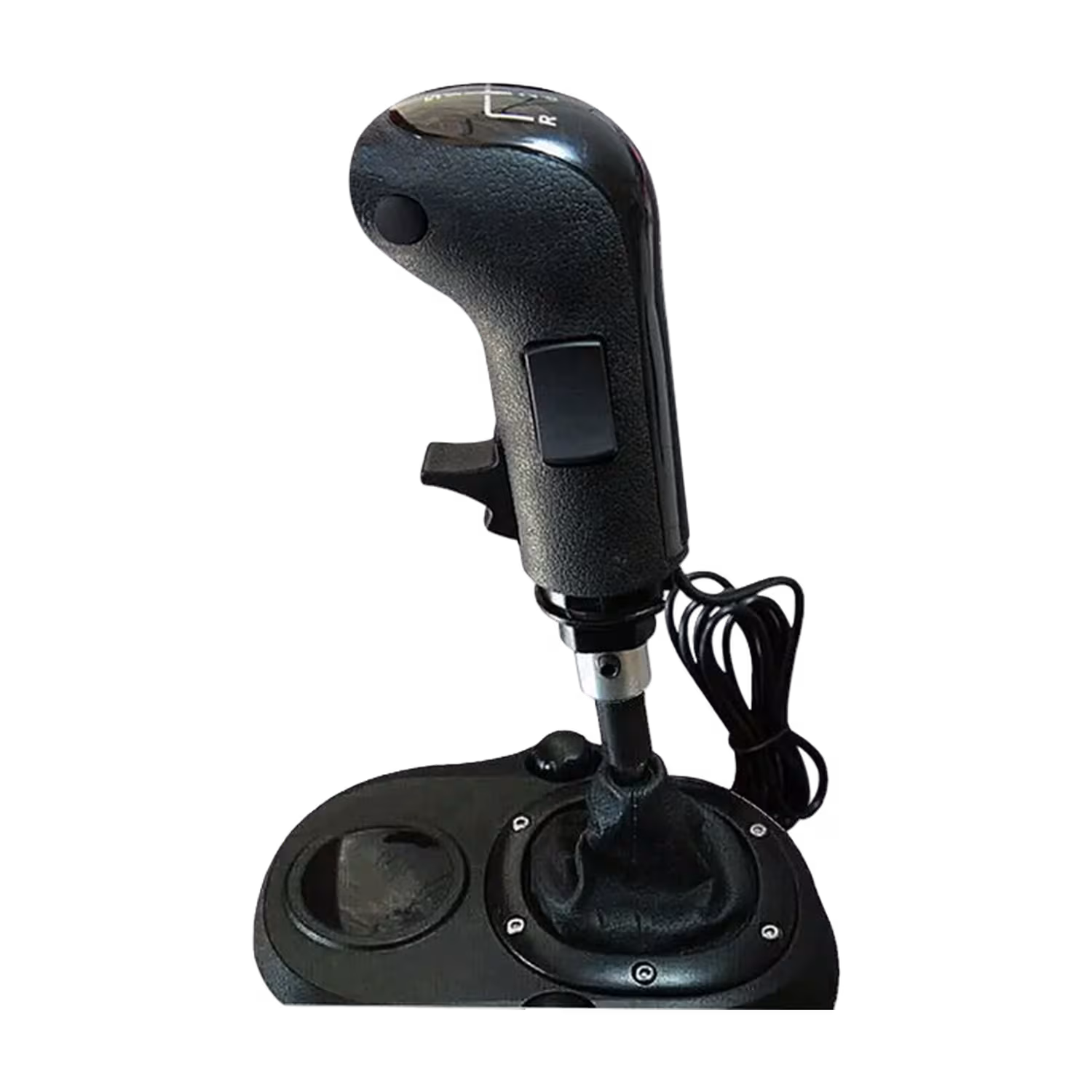 Simline SKRS Truck Shift Knob with a side control switch and USB cable on shifter